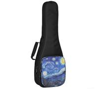 Bolsa para ukelele compatible con ukeleles de 21, 23, 26 pulgadas y guitarra de 30 pulgadas, cuenta con correa de hombro ergonómica y resistente al agua (30 pulgadas)