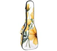 Bolsa para ukelele de 23 pulgadas, diseño de océano mundial con funda de transporte acolchada Ocean Life con almacenamiento y asa gruesa, Multicolor 06, 25.9x9x3.1in/66x23x8cm, Organizador de bolsas