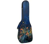 Bolsa para ukelele de 58,4 cm, con acolchado de varios perros, funda de transporte con almacenamiento y asa gruesa, Multicolor 02, 25.9x9x3.1in/66x23x8cm, Organizador de bolsas