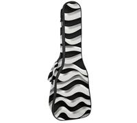 Bolsa para ukelele de 58,4 cm con diseño de esqueletos divertidos haciendo posturas de baile, funda de transporte con almacenamiento y asa gruesa, Multicolor 10, 25.9x9x3.1in/66x23x8cm, Organizador de