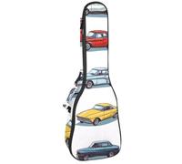 Bolsa para ukelele de 58,4 cm, varios colores, acolchada, funda de transporte con almacenamiento y asa gruesa, Multicolor 01, 25.9x9x3.1in/66x23x8cm, Organizador de bolsas