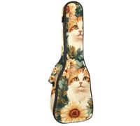 Bolsa para ukelele de 58,4 cm, varios colores, acolchada, funda de transporte con almacenamiento y asa gruesa, Multicolor 07, 25.9x9x3.1in/66x23x8cm, Organizador de bolsas