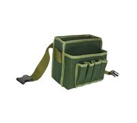 Bolsa para uñas y herramientas, delantal de trabajo de carpintero con múltiples bolsillos, bolsa de herramientas de cintura ajustable para manitas, carpintería, construcción, jardinería y proyectos de
