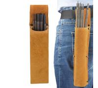 Bolsa para varilla de soldadura,Bolsa para varilla de soldadura | Bolsa de herramientas de soldadura de piel de vaca - Almacenamiento de electrodos de soldadura Herramientas de soldadura Bolsa de vari