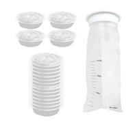 Bolsa para vómitos, 20 bolsas para enfermedades, a prueba de fugas, para viajes, náuseas, coche, emesis, ligera, impermeable, de alta densidad, perfecta para la mañana, adultos, niños, mujeres