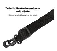 Bolsa para walkie-talkie MSC 20C manos libres para profesionales - Cinturón de 1,1 m
