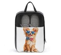 Bolsa para zapatos de golf con diseño de perro chihuahua, para viajes, uso diario, antipolvo, bolsa de almacenamiento para zapatos de golf