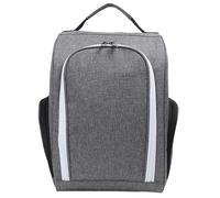 Bolsa para zapatos de golf con ventilación y bolsillo exterior, bolsa de viaje para zapatos de golf, bolsa de transporte con cremallera, bolsa de almacenamiento a prueba de polvo, organizador