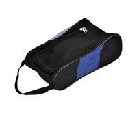 Bolsa para Zapatos DE Golf Estuche DE Almacenamiento PORTÁTIL DE Nylon Transpirable con Bolsillo DE Malla para Jugadores DE Golf Negro O Duradero Ligero 32,5 CM X 22 CM X 12 CM (Negro Azul)