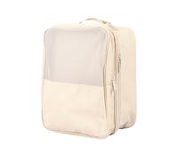 Bolsa para Zapatos de Viaje Que se Puede Utilizar con una Maleta con Ruedas de 30 × 22 × 16 cm Bolsa de Almacenamiento para Zapatos Deportivos al Aire Libre (Beige)