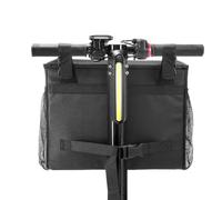 Bolsa patinete eléctrico con Portavasos, Cesta Delantera Liberación Rápida | Bolsa de Almacenamiento para Bici y Scooter para Ciclismo de Carretera, Desplazamientos, Viajes al Aire Libre, Silla de