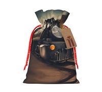 Bolsa pequeña con cordón para regalos, bolsa de regalo reutilizable, para regalos de vacaciones y fiestas