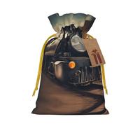 Bolsa pequeña con cordón para regalos, bolsa de regalo reutilizable, para regalos de vacaciones y fiestas