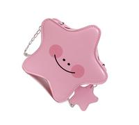 Bolsa pequeña de poliuretano con patrón de estrellas de avance de moda, densa, impermeable, cara simple, para ciudad, existencia de poliuretano, A, Belleza masiva