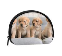Bolsa pequeña para Guardar Toallas sanitarias, cosméticos y Monedero para Mujer, Ideal para Cachorros de Golden Retriever y labradores.