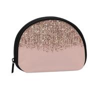 Bolsa pequeña para Guardar Toallas sanitarias, Maquillaje, cosméticos, Monedero para Mujer, Color Topo, Rubor, Rosa, Bronce, Dorado, Brillo glamuroso.