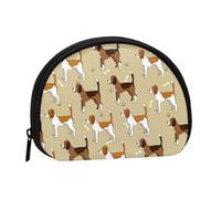 Bolsa pequeña para Guardar Toallas sanitarias, Maquillaje y Monedero para cosméticos de Mujer, con diseño de Beagle, Adorable y astuto.