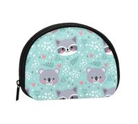 Bolsa pequeña para Guardar Toallas sanitarias y Maquillaje con diseño de Mapache y Koala, Monedero para cosméticos de Mujer