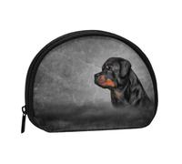 Bolsa pequeña para Guardar Toallas sanitarias y Maquillaje con diseño de Perro Rottweiler (3 Unidades), Monedero para cosméticos de Mujer