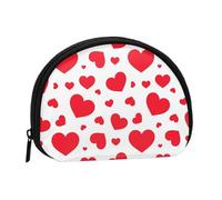 Bolsa pequeña para Guardar Toallas sanitarias y Maquillaje con Forma de corazón disperso, Monedero para cosméticos de Mujer