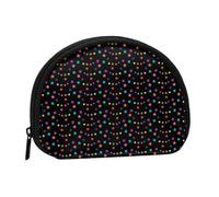 Bolsa pequeña para Guardar Toallas sanitarias y Maquillaje, Monedero para cosméticos de Mujer, Confeti y Estrellas