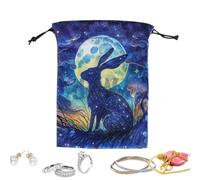 Bolsa pequeña para Joyas, Bolsa para Cartas del Tarot Bolsa con cordón