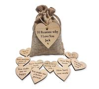 Bolsa personalizada de Reasons Why I Love You, regalo romántico para alguien especial, boda, aniversario, día de San Valentín, cumpleaños