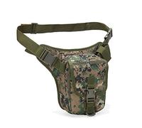 Bolsa Pierna Moto Nylon Men Hip BAÑ Bum Black Bolsa DE Motorycle RINER Boca Casual MAJO Asalto Fanny Waist Pack Bolsas (Color : Jungle Digital)
