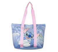 Bolsa Playa Stitch Grande Mujer y Niña - Bolso Tote Gran Capacidad Diseño de Stitch, Bolso Hombro Cremallera y Asas Largas Resistantes, Bolso Playa, Viaje y Verano