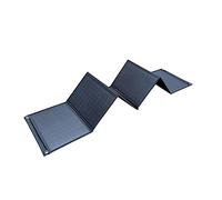 Bolsa plegable con panel solar Salida USB Cargador Dispositivo de carga portátil Fuente alimentación for exteriores Salida Ideal(120W 6 fold Black)