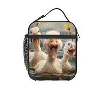 Bolsa Porta Alimentos Pato cuac Reutilizable Bolsa Almuerzo Polifuncional Loncheras de Trabajo para Clase Escuela Adultos