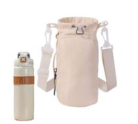 Bolsa Porta Botellas de Agua - Poliéster 23×15×10 cm Gran Capacidad | Wațer Bõttle Carrier con correa ajustable, bolsa aislada para senderismo, viajes, picnic, Wateř Bottlê Carŕier | Uso en exteriores