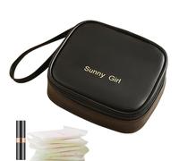Bolsa porta compresas, porta compresas, bolsa para compresas menstruales, bolsa menstrual para cartera, bolsa porta compresas pequeña bolsa porta pintalabios portátil bolsa porta compresas de viaje