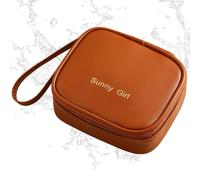Bolsa porta compresas, porta compresas, bolsa para compresas menstruales, funda menstrual para cartera, funda para compresas - Bolsa porta compresas con cremallera bolsa portátil de piel sintética
