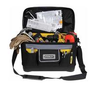 Bolsa Porta Herramientas STANLEY 1 96 193 Con Correa Negra Y Gris Negra