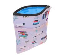 Bolsa Porta Libros Multifunción Cremallera y Asa Ergonómica | Poliéster PU, Bolsillo Frontal y Compartimentos Internos, Resistente al Agua Polvo