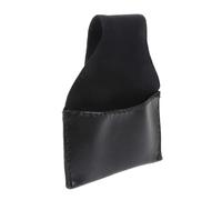 Bolsa Porta Tizas de Billar de PU Negro, Ligera, Protección | Accesorio de Mesa de Billar, Almacenamiento para Tiza de Taco, Uso en Black Eight, Nine Ball y Snooker
