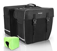 Bolsa portabicicletas Trasera Doble Bolsa Impermeable Bolsa de Sillín Bolsa Bicicletas para MTB Carretera Portaequipajes 30L