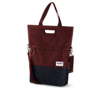 Bolsa portabultos bicicleta 20 L en material reciclado Shopper Urban Proof ( Burdeos / Gris / 20 L )