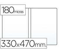 Bolsa Portacarnet Doble Folio 180 Micras PVC Transparente (1 Unidad)