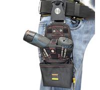 Bolsa portaherramientas para electricista, bolsa con cinturón magnético para herramientas, porta taladro eléctrico resistente, organizador antiarañazos para electricistas