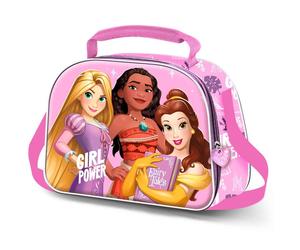 Bolsa portameriendas 3D Princesas Disney - 20 × 25.5 × 10 cm