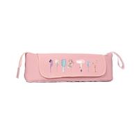 Bolsa portaobjetos: relleno resistente al calor 46 x 14 cm | Organizador para placas para el cabello, rizador y otras herramientas para el peinado del cabello | Bolsa porta herramientas - Uso Domesti