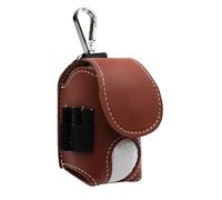 Bolsa portatee de golf, bolsa de pelota de golf,Bolsa organizador de camiseta de golf con cierre magnético de cuero - Bolsa de almacenamiento de cintura de pelota de golf con mosquetón para amigos