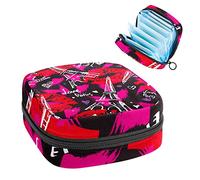 Bolsa portátil con diseño de labios de la Torre Eiffel de París, bolsa de almacenamiento de tampones para servilletas sanitarias, Varios colores, 4.7x6.6x6.6 in/12x17x17 cm