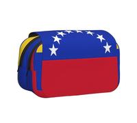 Bolsa portátil con estampado de la bandera de Venezuela para cosméticos, artículos de tocador, multiusos, bonita gran capacidad, uso diario