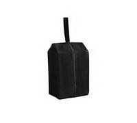 Bolsa portátil de Tela Oxford for Zapatos, Bolsa Almacenamiento for Viajes en casa y al Aire Libre, Impermeable, a Prueba Humedad, Ziplock for Playa, 5 uds(FCXD-M Black)