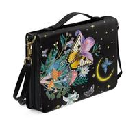 Bolsa Portátil for Guardar Libros Funda Práctica for Biblias, Cuadernos, Funda Protectora Personalizada for Libros De Texto Ideal for La Iglesia Y Los Desplazamientos Diarios(Pattern C,25.9CM)