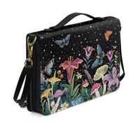 Bolsa Portátil for Guardar Libros Funda Práctica for Biblias, Cuadernos, Funda Protectora Personalizada for Libros De Texto Ideal for La Iglesia Y Los Desplazamientos Diarios(Pattern B,28.5CM)