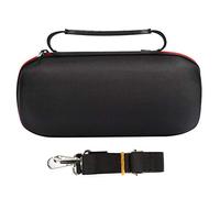 Bolsa portátil negra de nailon a prueba de golpes para almacenar audio, funda protectora para altavoz inalámbrico Bluetooth Pulse4 con correa de hombro ajustable y hebilla de